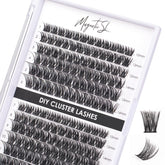 Magnetic SL lash clusters tray 144-pcs for easy at-home DIY extensions.