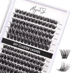Magnetic SL lash clusters 144-pc tray for easy at-home application