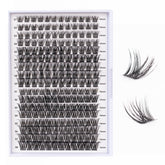 Magnetic SL lash clusters tray with 204 pieces for at-home customization.