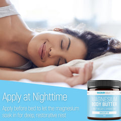 Creamy texture in tub showing high-concentration magnesium formula
