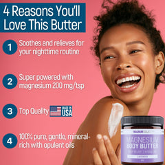 Magnum Solace lavender-scented butter close-up highlighting calming aroma.