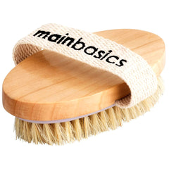MainBasics Cepillo de cuerpo para cepillado en seco mejora la textura de la piel.