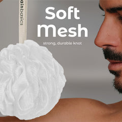 MainBasics lufa exfoliante premium duradera para exfoliar piel sin irritación.