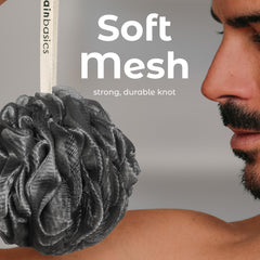 MainBasics lufa de nudo firme: diseño duradero para uso prolongado.