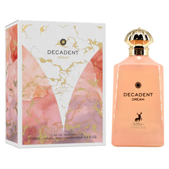 Maison Alhambra Decadent Dream spray demonstrates long-lasting scent with rich resinous depth.
