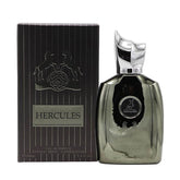 Maison Alhmabra Hercules bottle showcases elegant masculine fragrance design for daily wear.