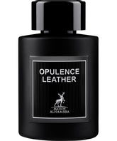 Maison Alhambra Opulence Leather bottle, a luxurious fragrance for daily wear