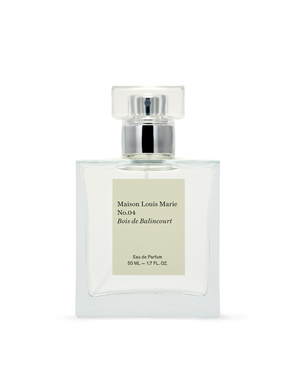 Maison Louis Marie No.04 Bois de Balincourt bottle front in warm amber glow