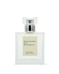 Maison Louis Marie No.04 Bois de Balincourt bottle front in warm amber glow