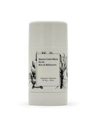 Maison Louis Marie No.04 Bois de Balincourt, botella, desodorante natural de uso diario.