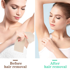 Maitys epilating strips measure 7x20 cm for easy body areas