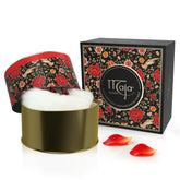 Maja Perfumed Talcum Powder bottle close-up showing elegant packaging and fragrance