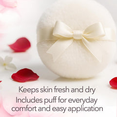 Maja powder puff application demonstrates easy dusting for daily freshness