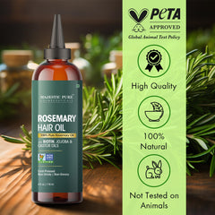 Majestic Pure aceite de romero presenta aroma agradable y sutil.