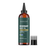 Majestic Pure aceite de romero con aplicador para aplicación precisa en el cabello.