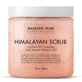 Majestic Pure Sal Himalayo Lychee: bote para exfoliar y renovar la piel con suavidad