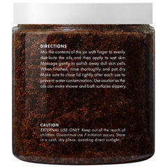 Textura de granos Arabica para exfoliar vigorosamente