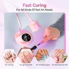 Makartt 30W compact nail lamp delivers quick, even cures.