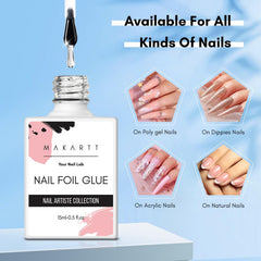 Makartt adhesión fuerte para mejorar duración del diseño de uñas.