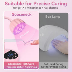 Makartt auto-sensor UV LED lamp activates on hand presence for touch-free curing