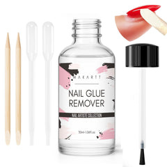 Makartt removedor de pegamento, botella de 30 ml, facilita quitar adhesivos de uñas sin dañar.