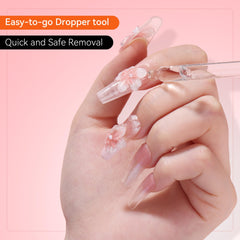 Makartt bote-remover-pegamento-uñas 30 ml para retirada eficiente.