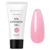 Makartt Daisy Pink 50ml, gel de extensión suave para uñas, acabado estable.