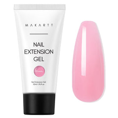 Makartt Daisy Pink 50ml, gel de extensión suave para uñas, acabado estable.