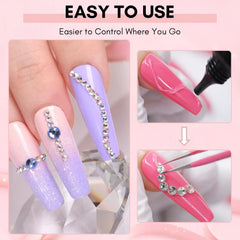 Makartt diseño 3D uñas, crea decoraciones brillantes con gel.