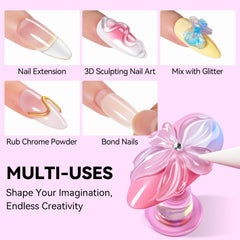 Makartt diseño de arte 3D en uñas, detalle preciso