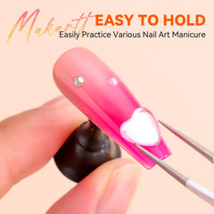 Makartt double-sided tape keeps nails securely in place while you design.
