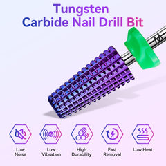 Makartt dust-proof ring nail drill bit keeps debris out of the handpiece.