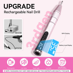 Makartt Electric Nail Drill is lightweight pen-style for comfortable extended use.