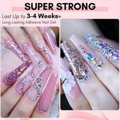 Makartt gel-adhesivo-diamantes para uñas, fijación duradera de diamantes.