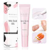 Makartt Gel Nail Glue solid texture for precise press-on nail placement.