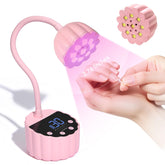 Makartt gooseneck UV LED nail lamp with adjustable arm for precise curing