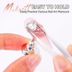 Makartt magnetic nail stand provides steady grip during detailed design work.