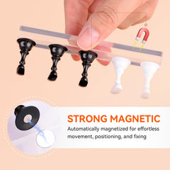 Makartt magnetic nail art holder provides stability during painting sessions.