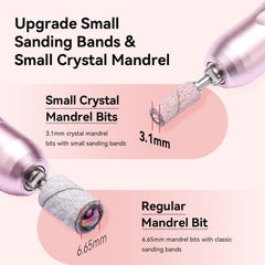 Makartt 120-grit bands for quick prep and smoothing.