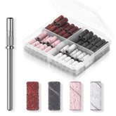 Makartt nail drill bands with 3/32 inch silver mandrel for precise shaping.