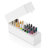 Makartt nail drill bits holder with dustproof stand keeps bits clean and organized for quick access