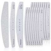 Makartt dual-sided nail file set with 100/180 grit for versatile shaping.