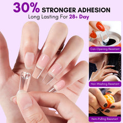 Makartt gel solido para uñas: adherencia fuerte en uñas postizas