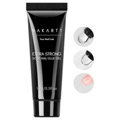 Makartt pegamento gel solido para uñas: aplicacion precisa y sin desperdicio
