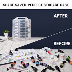 Makartt portable nail art storage case ideal for vanity or desk use.