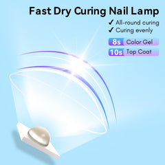 Makartt gel polish curing lamp provides even finishes for glossy nails.