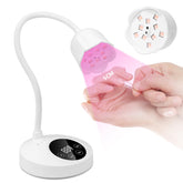 Makartt UV Nail Lamp Mini with flexible gooseneck for precise at-home curing.