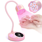 Makartt UV LED Nail Lamp with mini gooseneck for precision curing.
