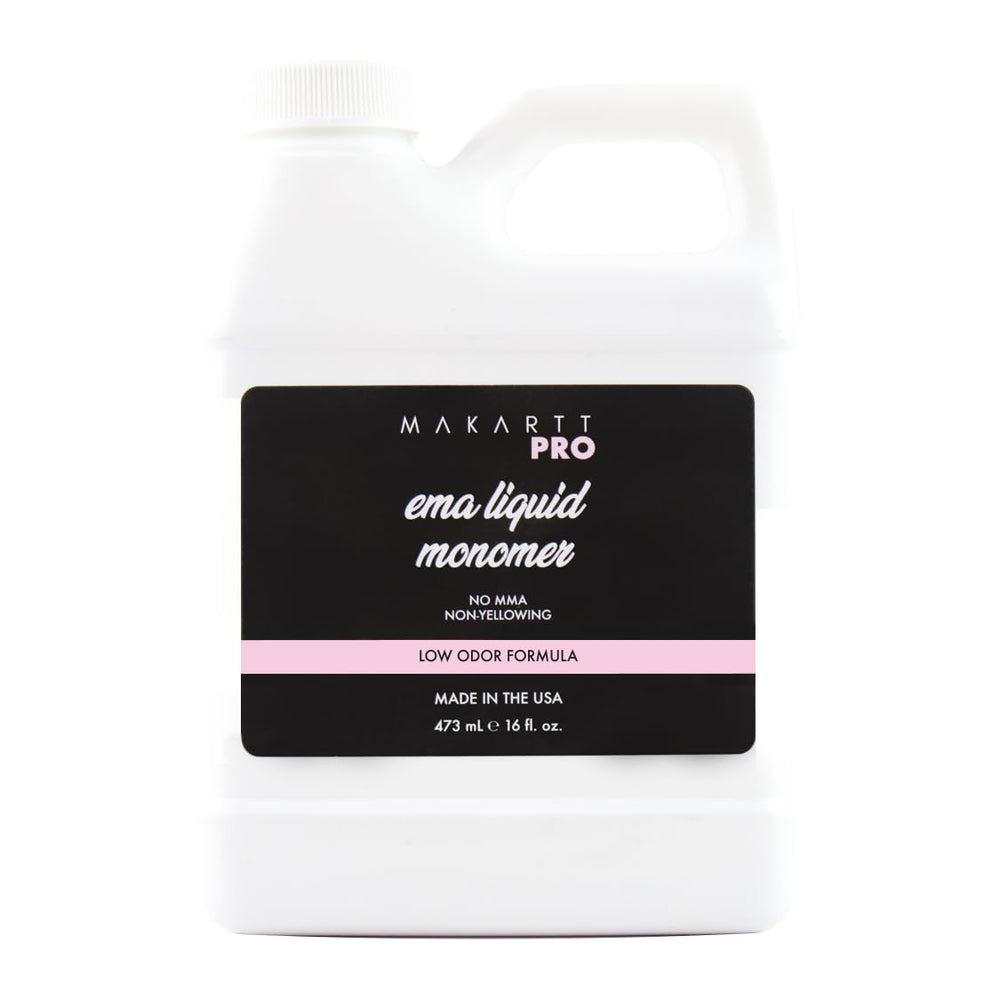 MakarttPro low odor monomer bottle, comfortable scent during acrylic application.