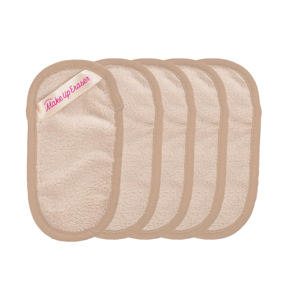 MakeUp Eraser Mini PRO pack tono crema dulce con cinco piezas para eliminar maquillaje con agua